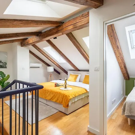 Duplex With Ac In Center Appartement Praag